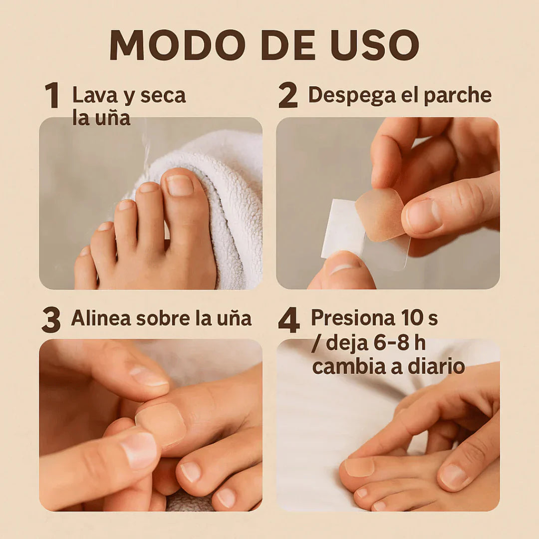 Parches Antihongos PATCHFUN™ – Elimina Hongos Fácilmente. Luce uñas limpias y fuertes + ENVIO GRATIS