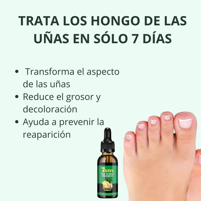 Dile adiós a los hongos en 7 días | Aceite Milagroso para Uñas