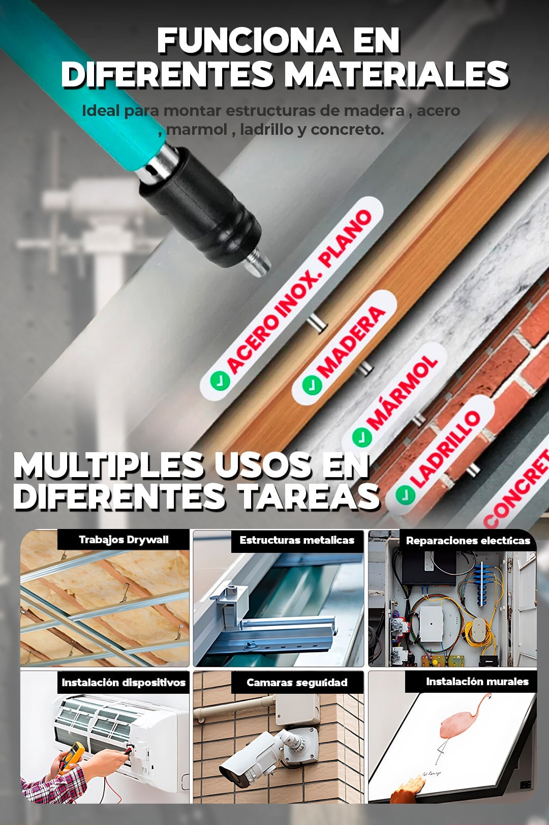 ClavoMax™ - Pistola de Clavos Portátil